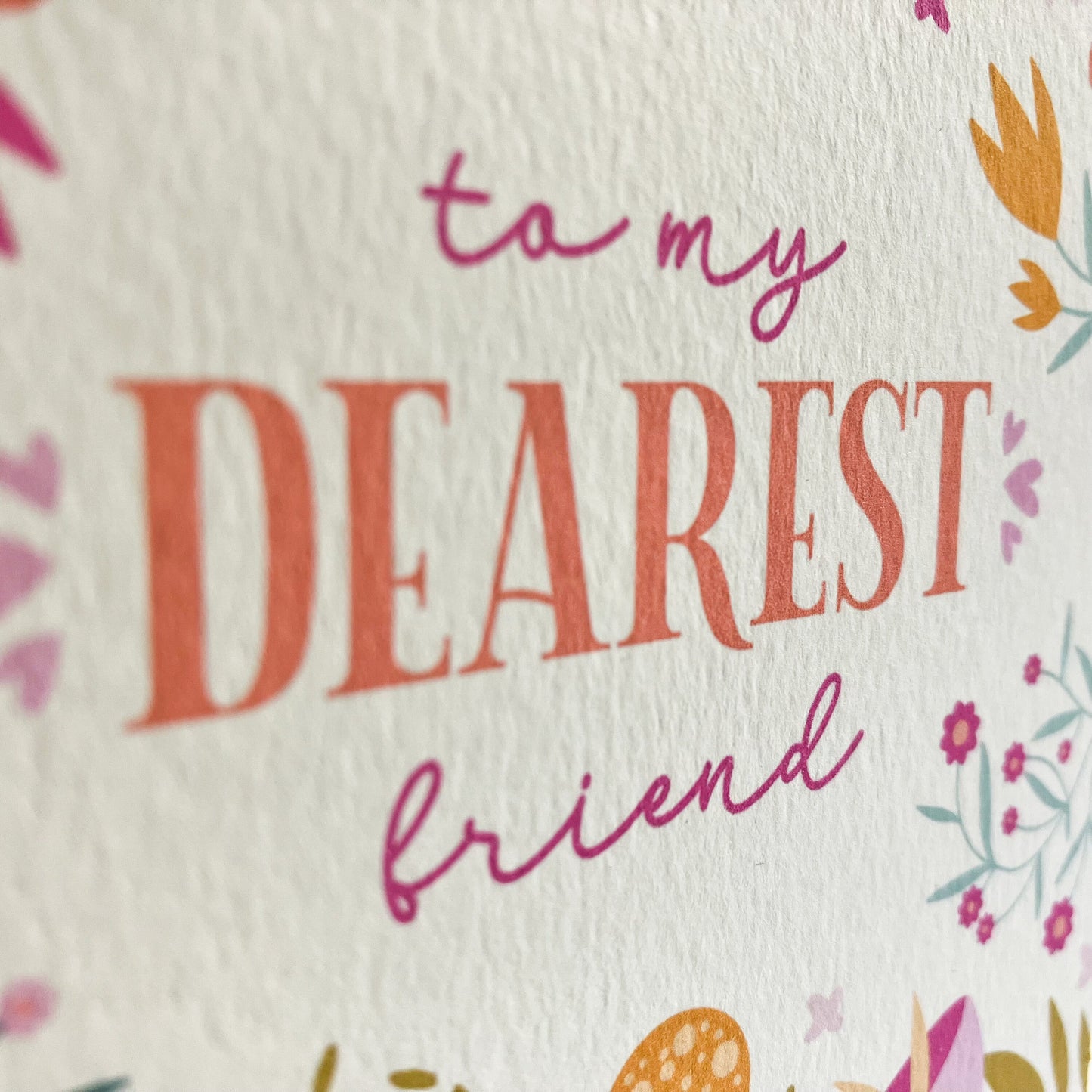 To My Dearest Friend Greeting Card
